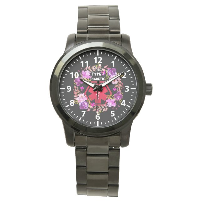 Diabetic Alert Personalized Watch (Front)