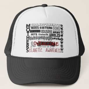 DIABETIC AWARENESS TRUCKER HAT