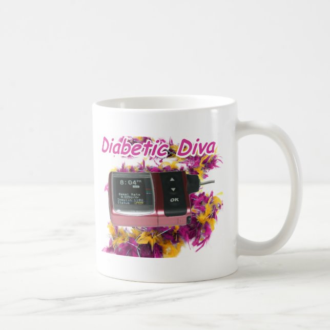 Diabetic Diva Coffee Mug (Right)