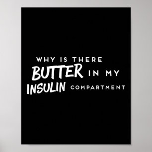 Diabetic Fun T1d Diabetes Awareness Insulin Poster