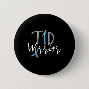 Diabetic Fun Type 1 Diabetes Awareness  2 Inch Round Button