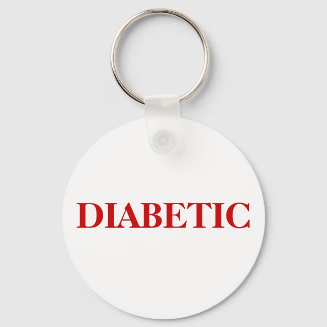 DIABETIC KEYCHAIN (Front)