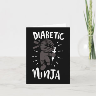 Diabetic Ninja Type 1 Diabetes Doctor Diabetes Awa Card