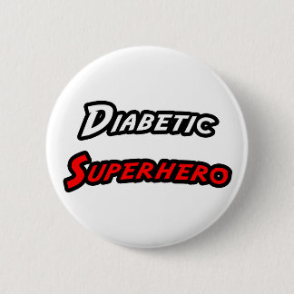 Diabetic Superhero 2 Inch Round Button