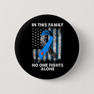 Diabetic Type 1 T1d Diabetes Awareness Usa Flag Gi 2 Inch Round Button