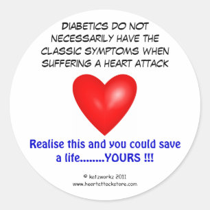 Diabetics do not necessarily have classic round sticker