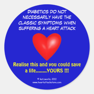 Diabetics do not necessarily have classic round sticker