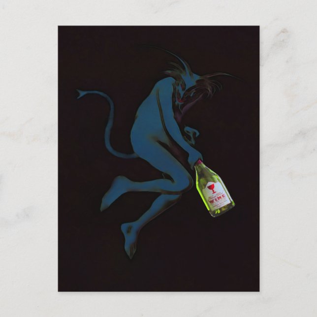 Diable à boire - Carte postale (Devant)