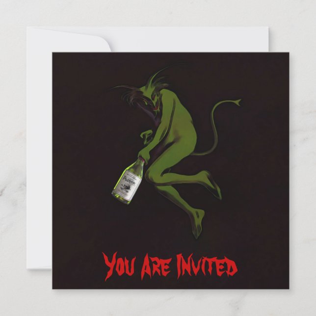 Diable de boisson ~ Invitations (Devant)