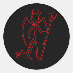 Diable - Stickers Stickman