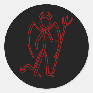 Diable - Stickers Stickman