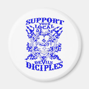 Diables Diciples MC - aimant de soutien