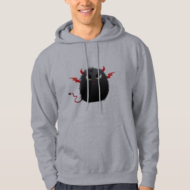 Diablo Furry Monster Hoodie (Front)