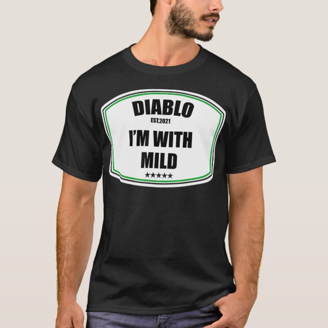 DIABLO Hot Packet Halloween Taco Costume Matching  T-Shirt (Front)