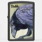 Diablo Le Raven Custom TEXT Zippo Lighter