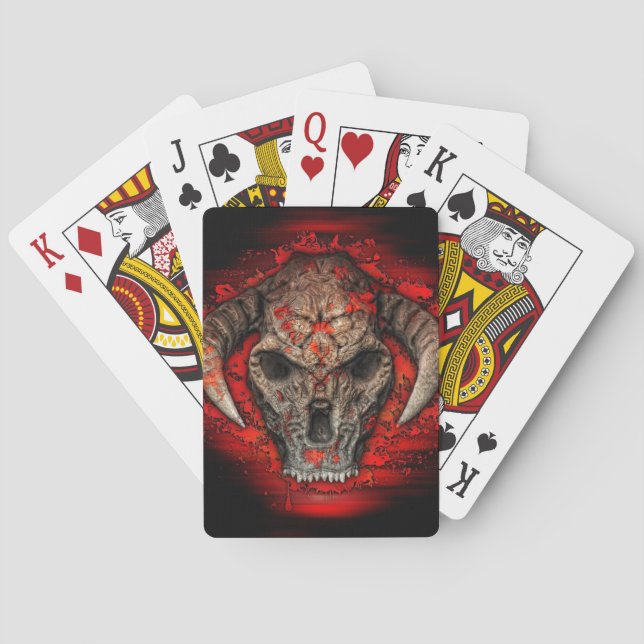 diablo playing cards (Back)