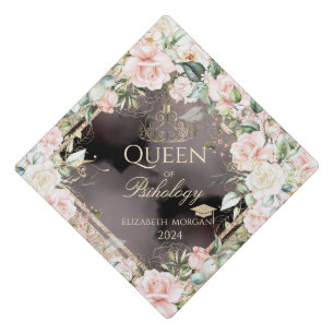 Diadème doré élégant Paillettes Roses de chapeau d