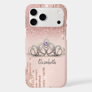 Diadème ombré paillettes or rose moderne avec gout
