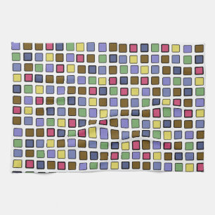 DIAG SQUARES Mixed Kitchen Towel