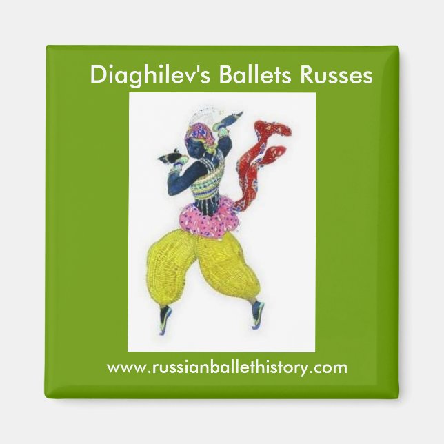 Diaghilev's Ballets Russes Magnet (Front)
