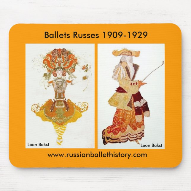 Diaghilev's Ballets Russes Mousepad (Front)