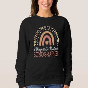 Diagnostic Medical Sonographer Rainbow Sonography Sweatshirt