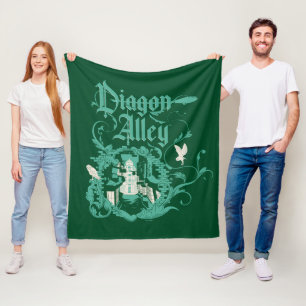 DIAGON ALLEY™ Vintage Graphic Fleece Blanket