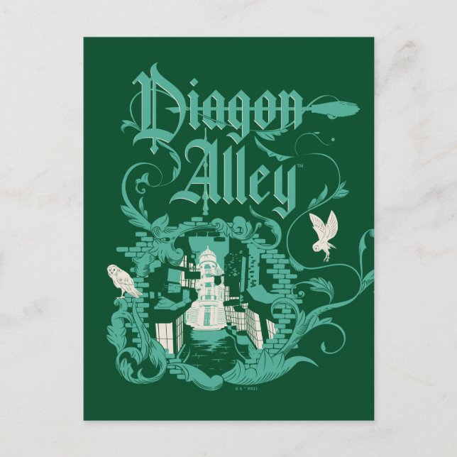 DIAGON ALLEY™ Vintage Graphic Postcard (Front)