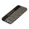 Diagonal Black Chevron Gold Personalized