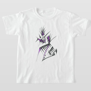 Diagonal Colourful Abstract Tribal Tattoo Art T-Shirt