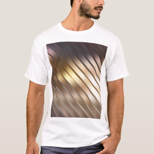 Diagonal golden abstract elegant background. T-Shirt