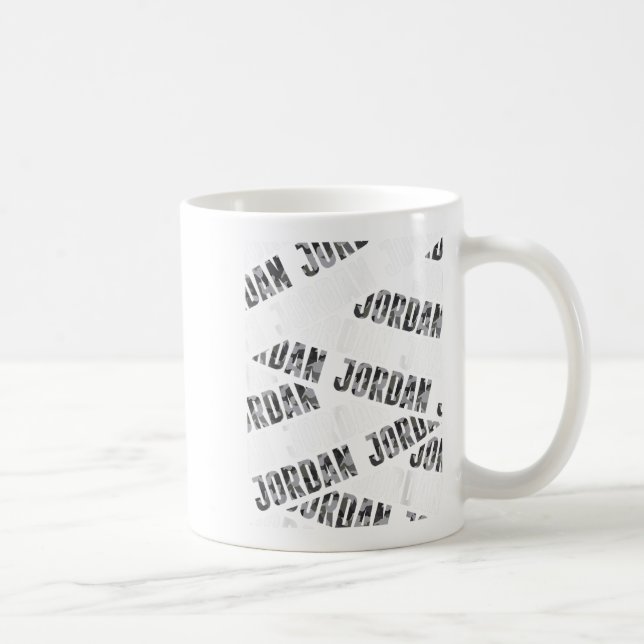 Diagonal Jordan Pattern Camo Pattern G Camouflage  Coffee Mug (Right)