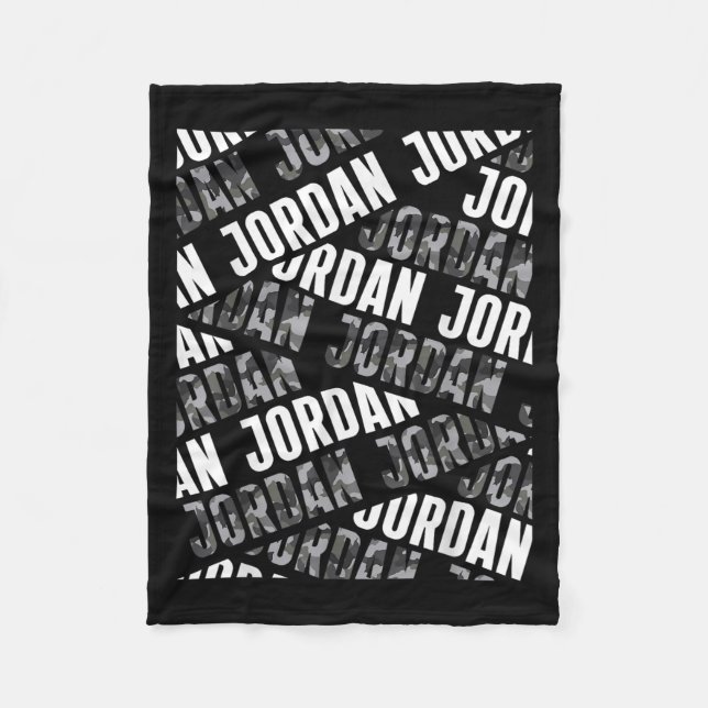 Diagonal Jordan Pattern Camo Pattern G Camouflage  Fleece Blanket (Front)