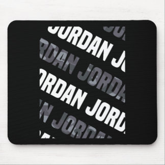 Diagonal Jordan Pattern Design Gift Grey Camouflag Mouse Pad