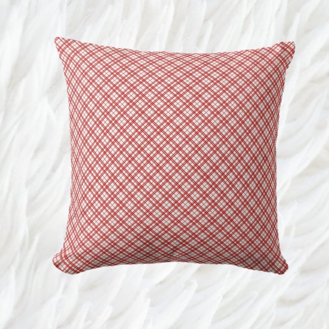 Diagonal Line Pattern Throw Pillow (Creator Uploaded)