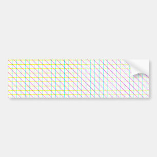 Diagonal Lines Bumper Sticker