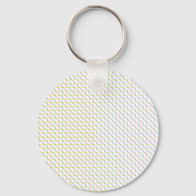 Diagonal Lines Keychain (Front)