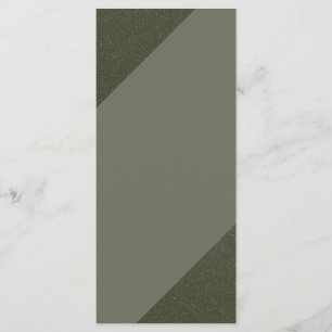 Diagonal Moss Green Custom Menu