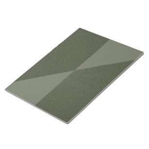 Diagonal Moss Green Pattern Notepad – Customizable