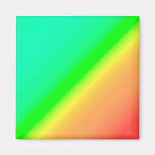 Diagonal Ombre Green Magnet