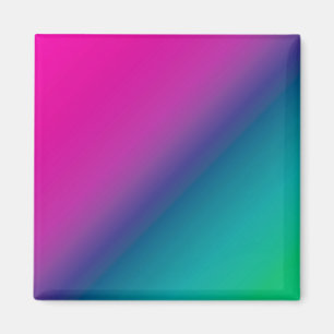 Diagonal Ombre Pink Magnet