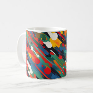 Diagonal Paint Splash Coffee Mug