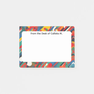 Diagonal Paint Splash Post-it Notes