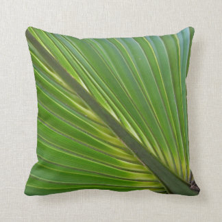 Diagonal Palm Leaf Pilllow Throw Pillow
