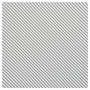 Diagonal pinstripes - white and black fabric