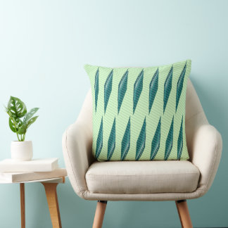 Diagonal Print Throw Pillow