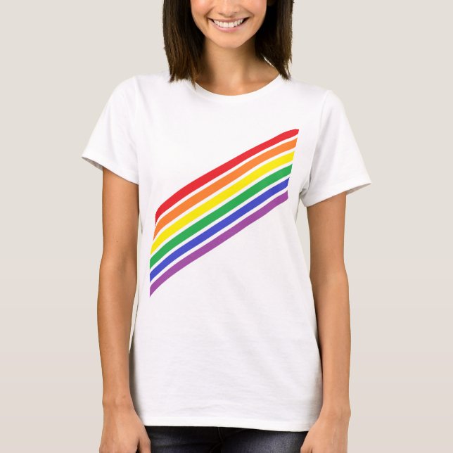 Diagonal Rainbow Shirt (Front)