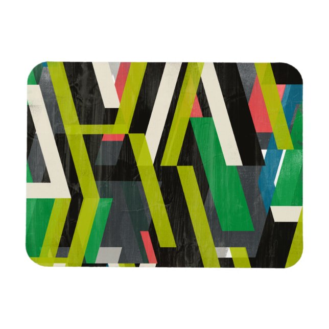 Diagonal Slipstream Pattern Magnet (Horizontal)