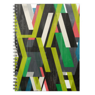 Diagonal Slipstream Pattern Notebook