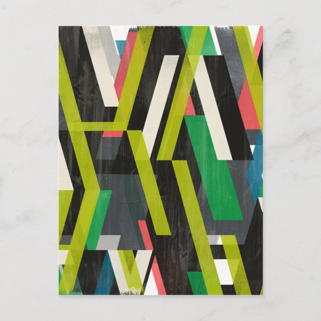 Diagonal Slipstream Pattern Postcard (Front)